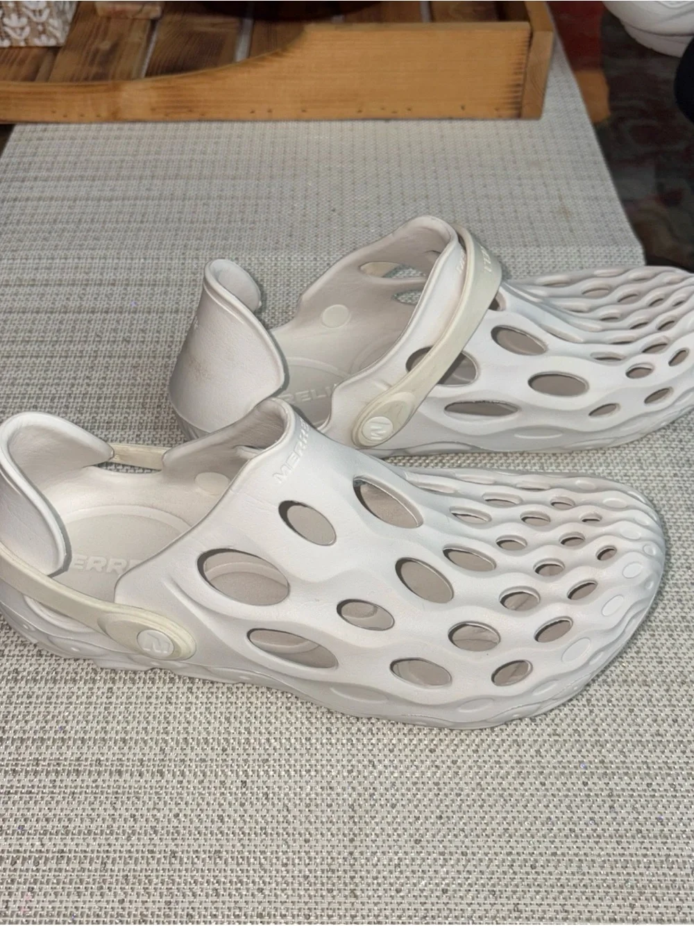 Merrell Hydro Moc Slip-On Fisherman Sandals - White
